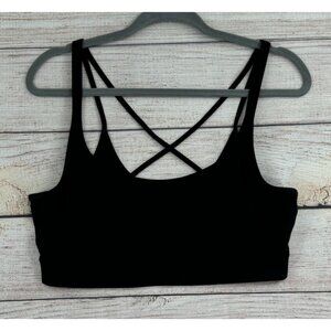 Vuori Mindset Strappy Sports Bra Women's Size XL Black